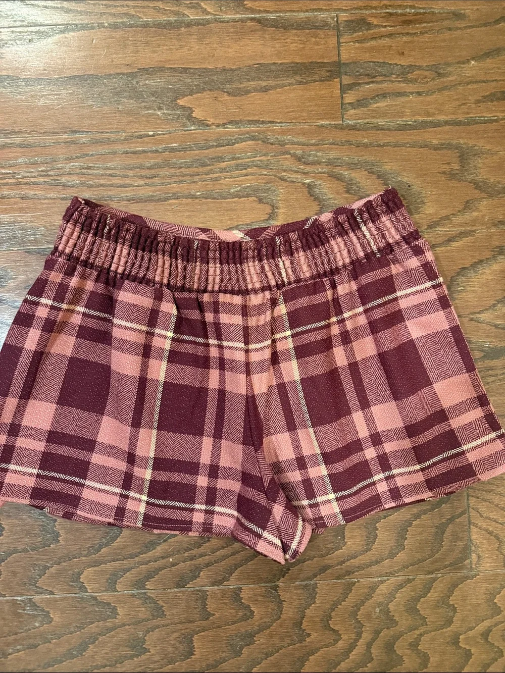 Free People NWT plaid skort, medium